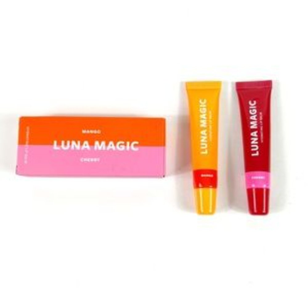 Luna Magic Lush & Plush Hydrating Lip Balm Duo - My Cherry & Mango Tango